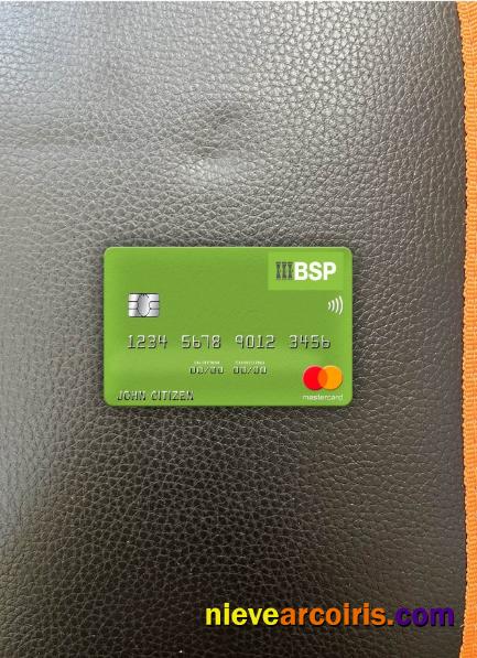 Fiji Bank of South Pacific mastercard photolook